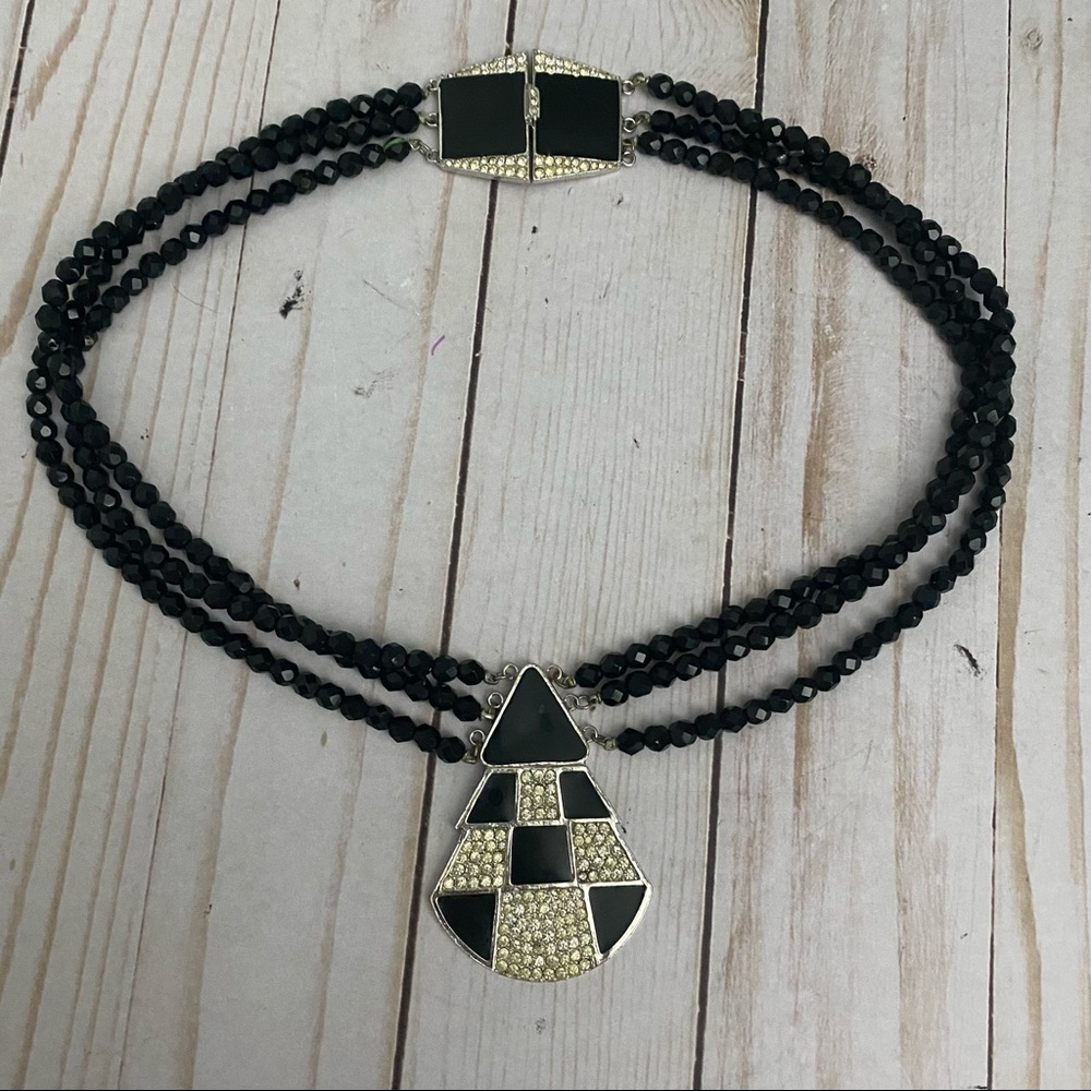 Alexis Kirk Icy Vintage Statement Necklace